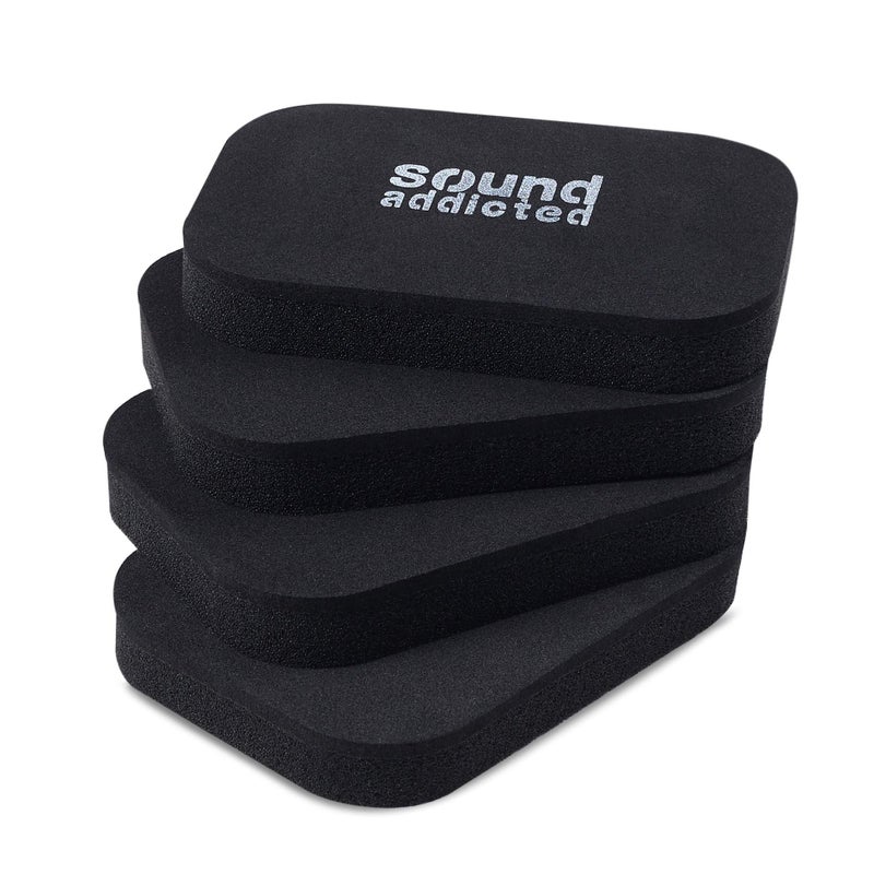 Sound Addicted Isolation Pads for Soundbar - Anti Vibrations Foam Pads Feet (4Pack) 3.5'' x 2.5'' x 0.65'' Suitable for Most Soundbars - BarPads (Rectangle) - Image 2